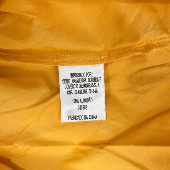 NWT Farm Rio Gathered Drop Waist Maxi Dress Size S Orange Cotton - Picture 11 of 15